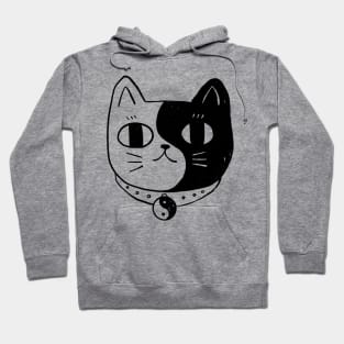 Yin yang cat Hoodie